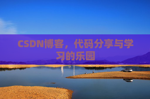 CSDN博客,代码分享与学习的乐园
